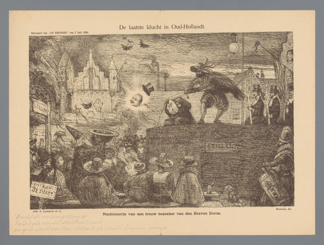 The Last Farce in Old Holland by Marius Bauer