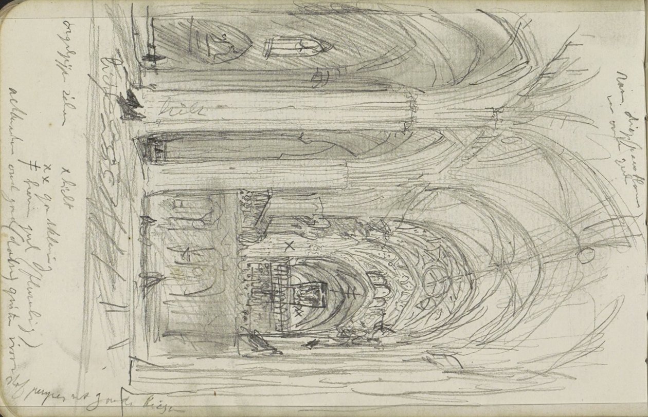 Interior of the Cathedral of Seville by Marius Bauer