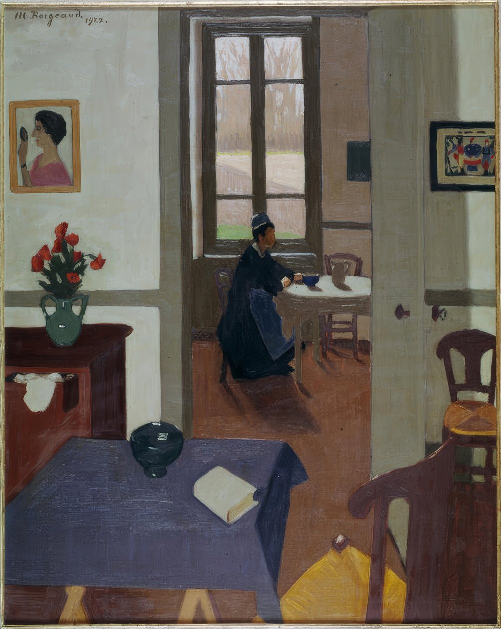 Woman in an Interior by Marius Borgeaud