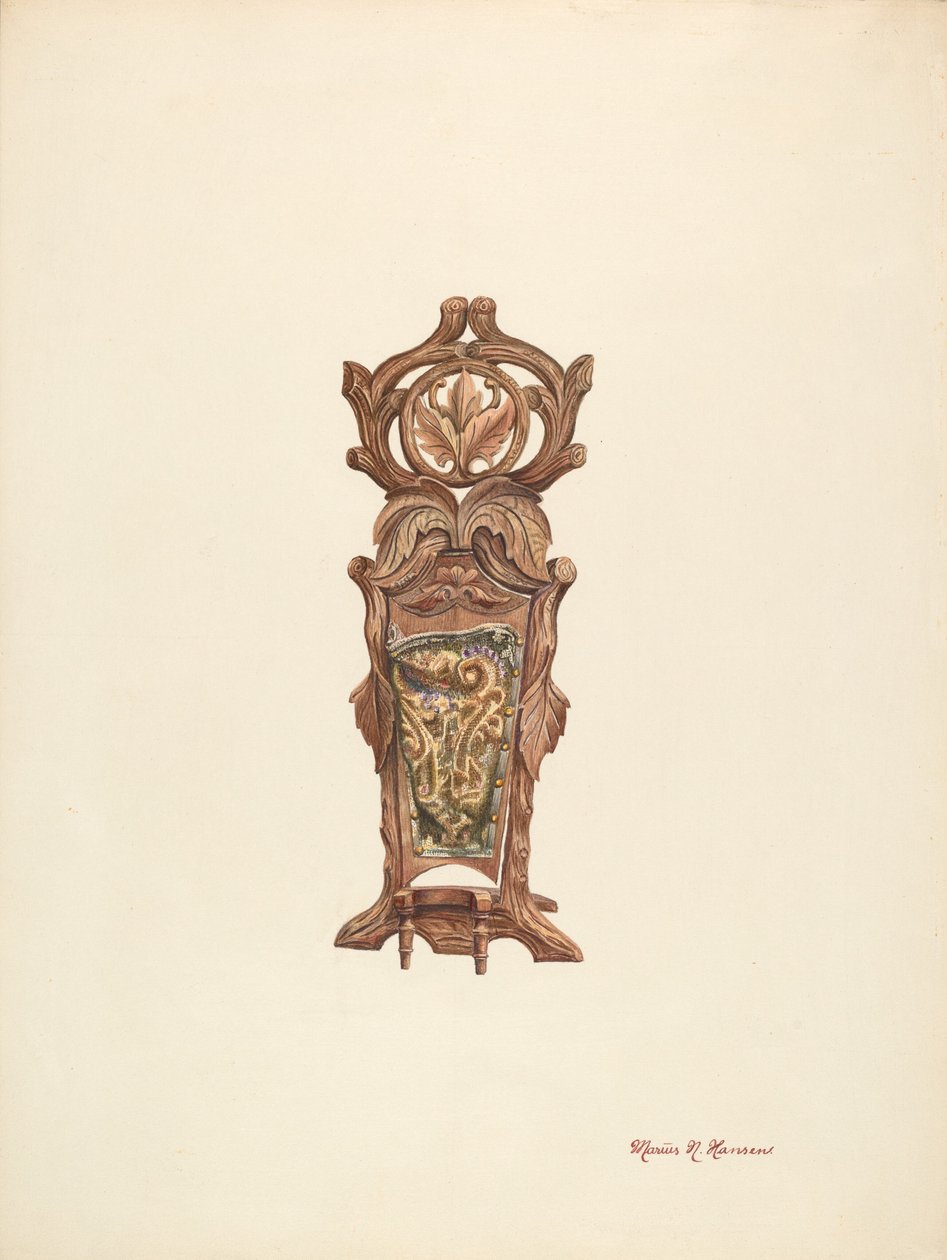 Bootjack & Slipper-Holder, c. 1940 by Marius Hansen