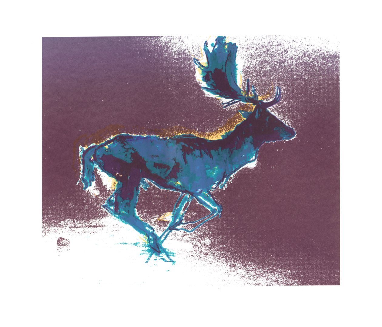 Fallow Buck (Blueyellow Shadow) by Mark Adlington