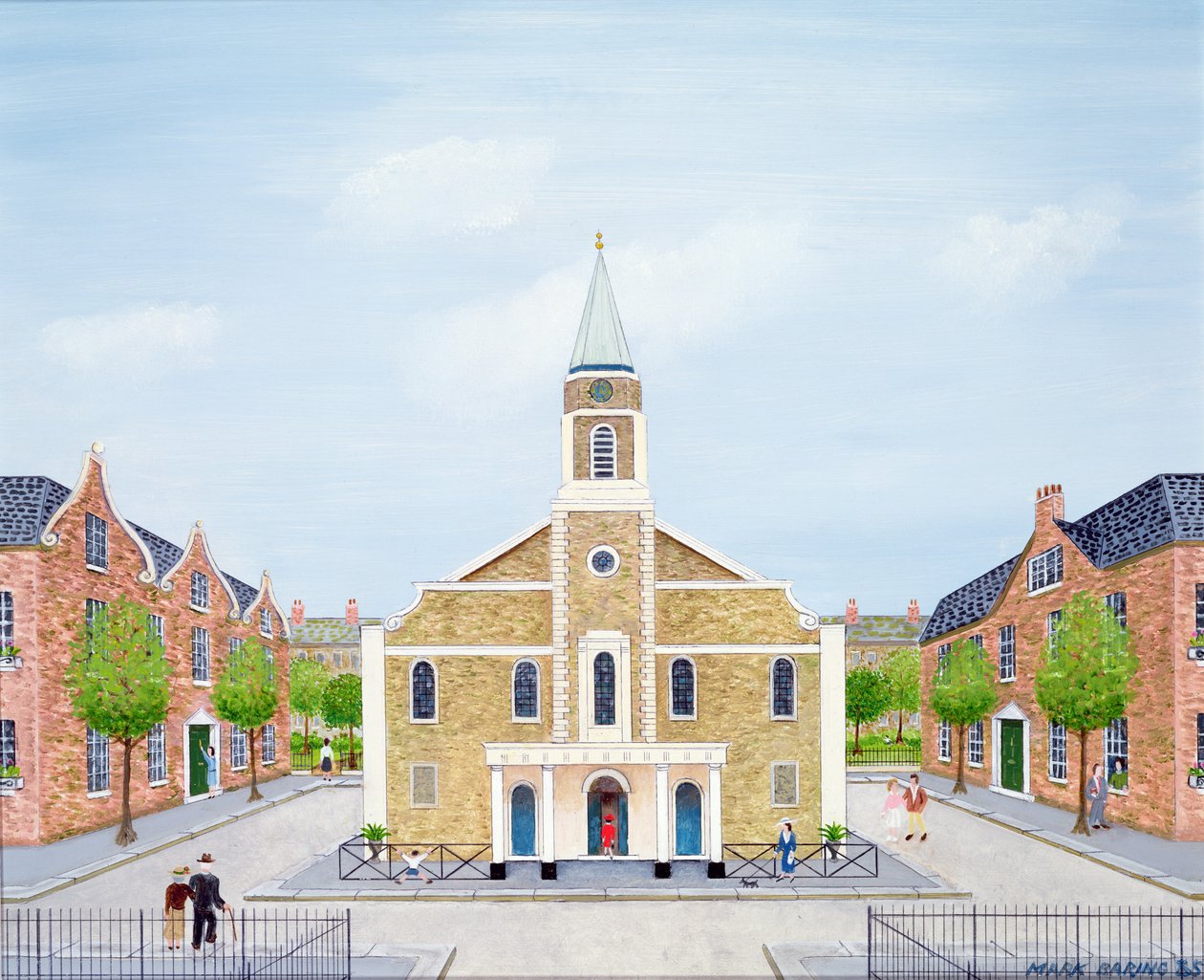 Grosvenor Chapel, London by Mark Baring: Fine art print