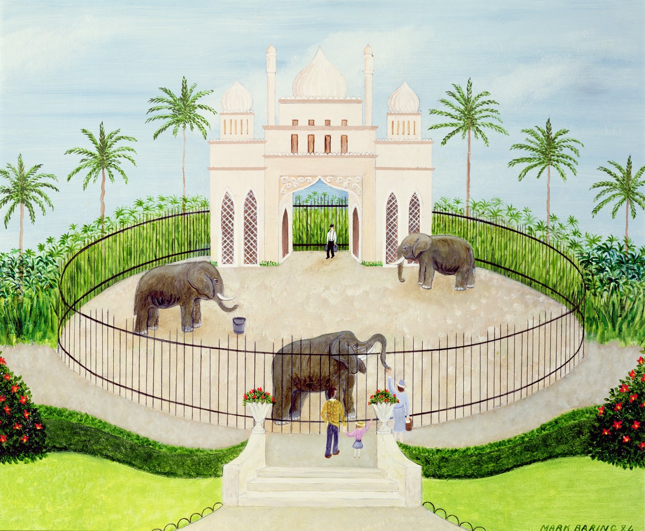 The Elephant House by Mark Baring: Buy fine art print