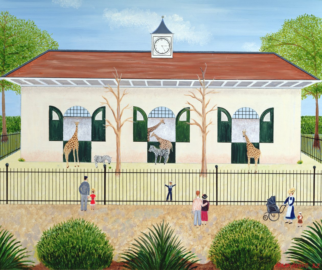 The Giraffe House by Mark Baring: Buy fine art print