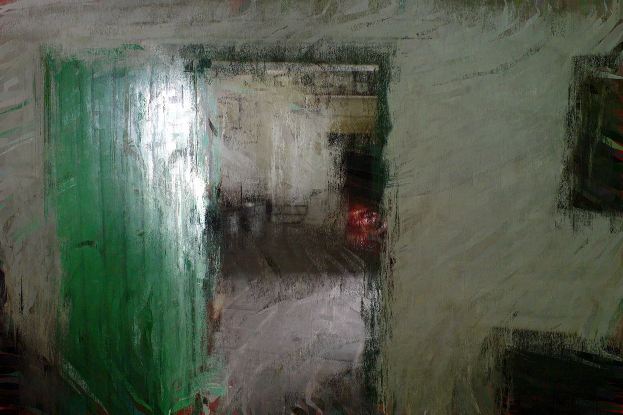 Irish Cottage Series - Green Door by Mark Gordon