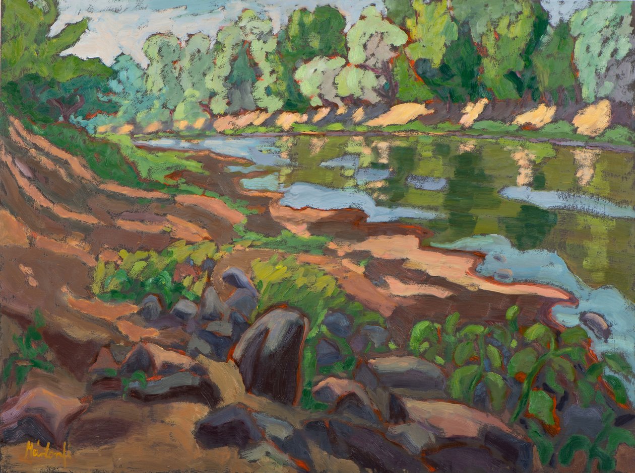 On the Shady Side of River Koros by Marta Martonfi Benke