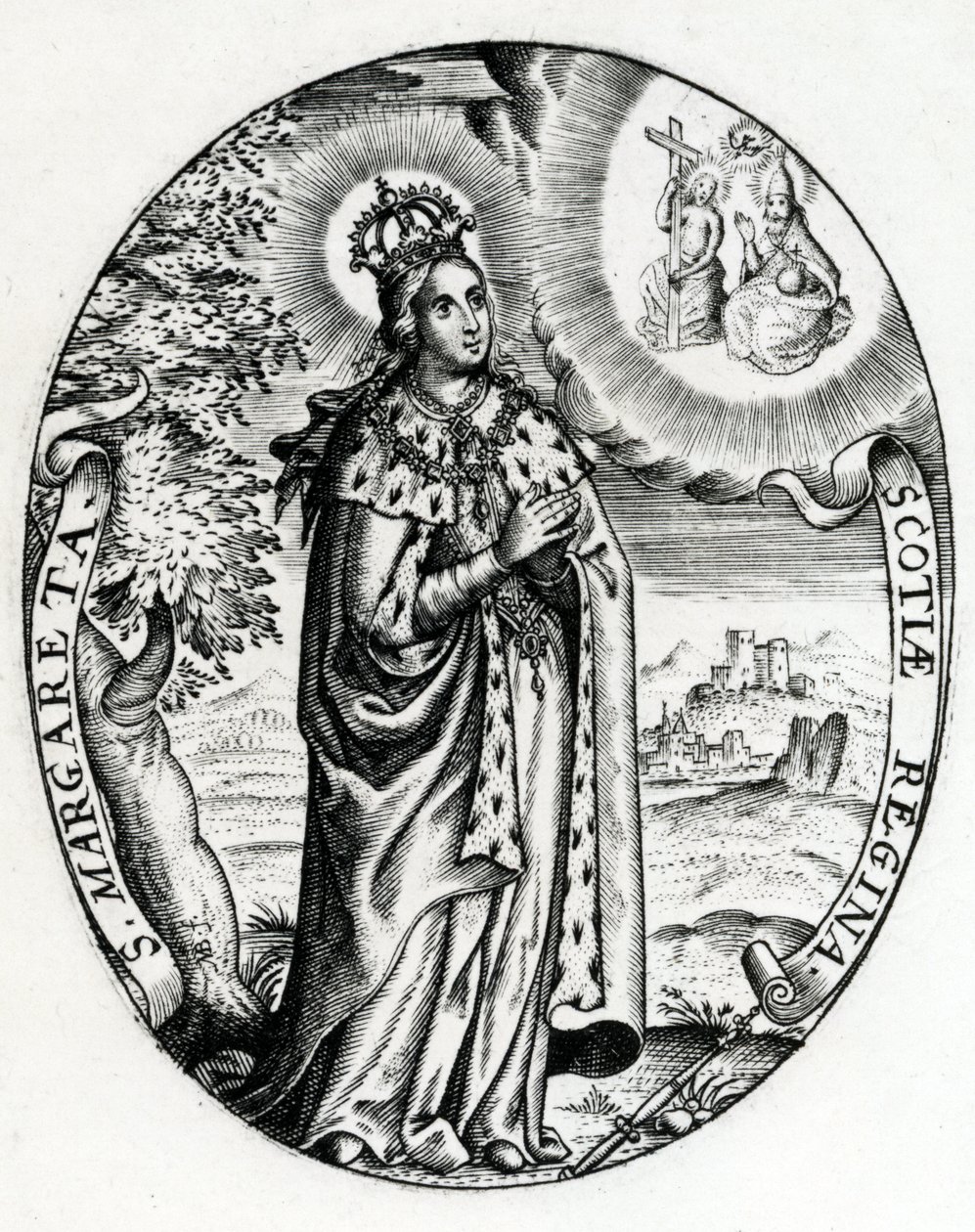 Saint Margaret, Queen of Scotland by Marten Baes