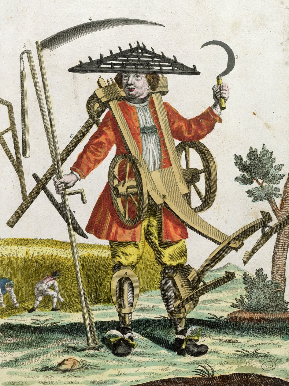 A Peasant Man by Martin Engelbrecht