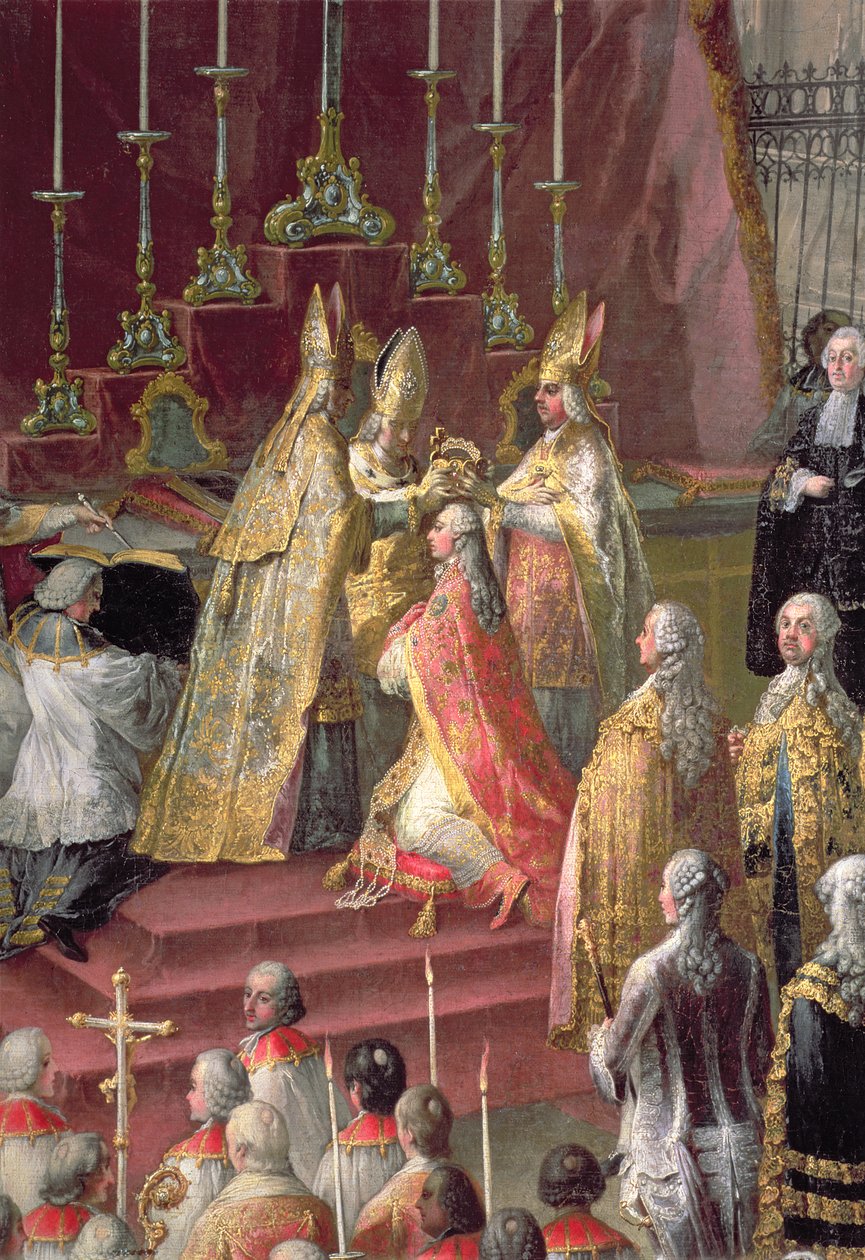 The Coronation of Joseph II as Emperor of Germany in Frankfurt Cathedral, 1764 (detail) by Martin II Mytens or Meytens
