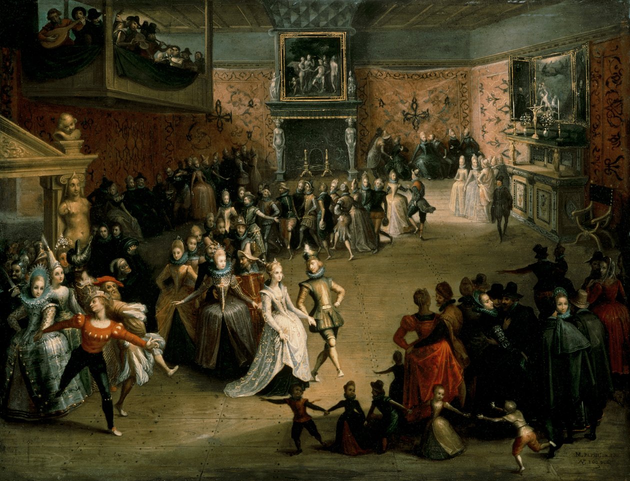 The Court Ball, 1604 by Martin Pepyn or Pepin