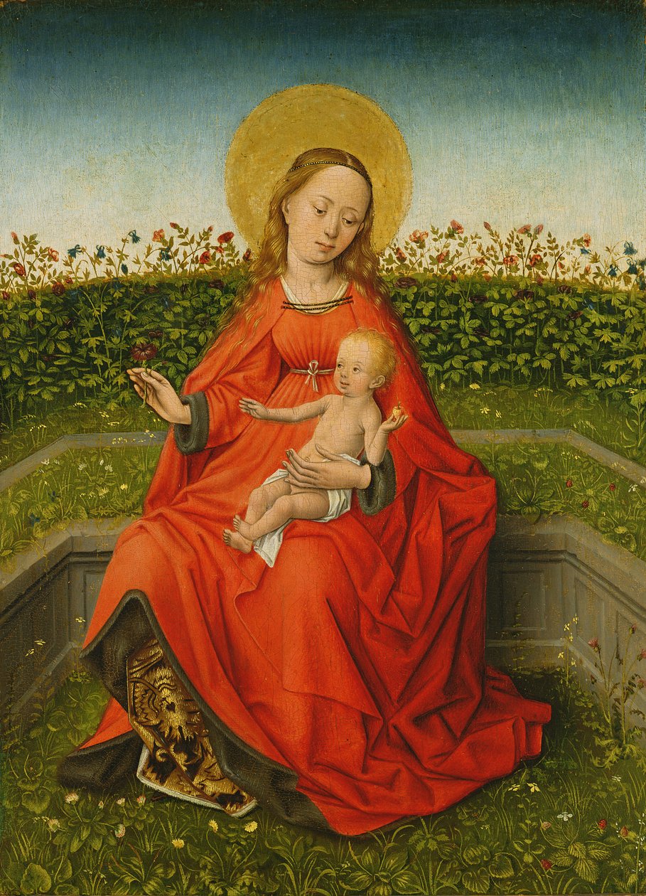 Maria of the Rose Bush by Martin Schongauer