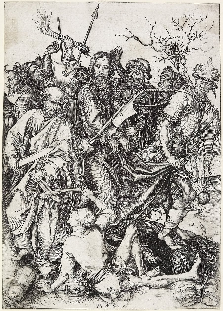 The Capture of Christ, c. 1480 by Martin Schongauer