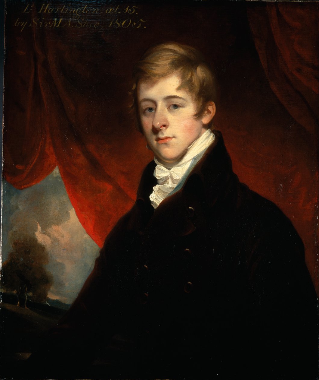 Portrait of William Cavendish when Marquess of Hartington by Martin Archer Shee