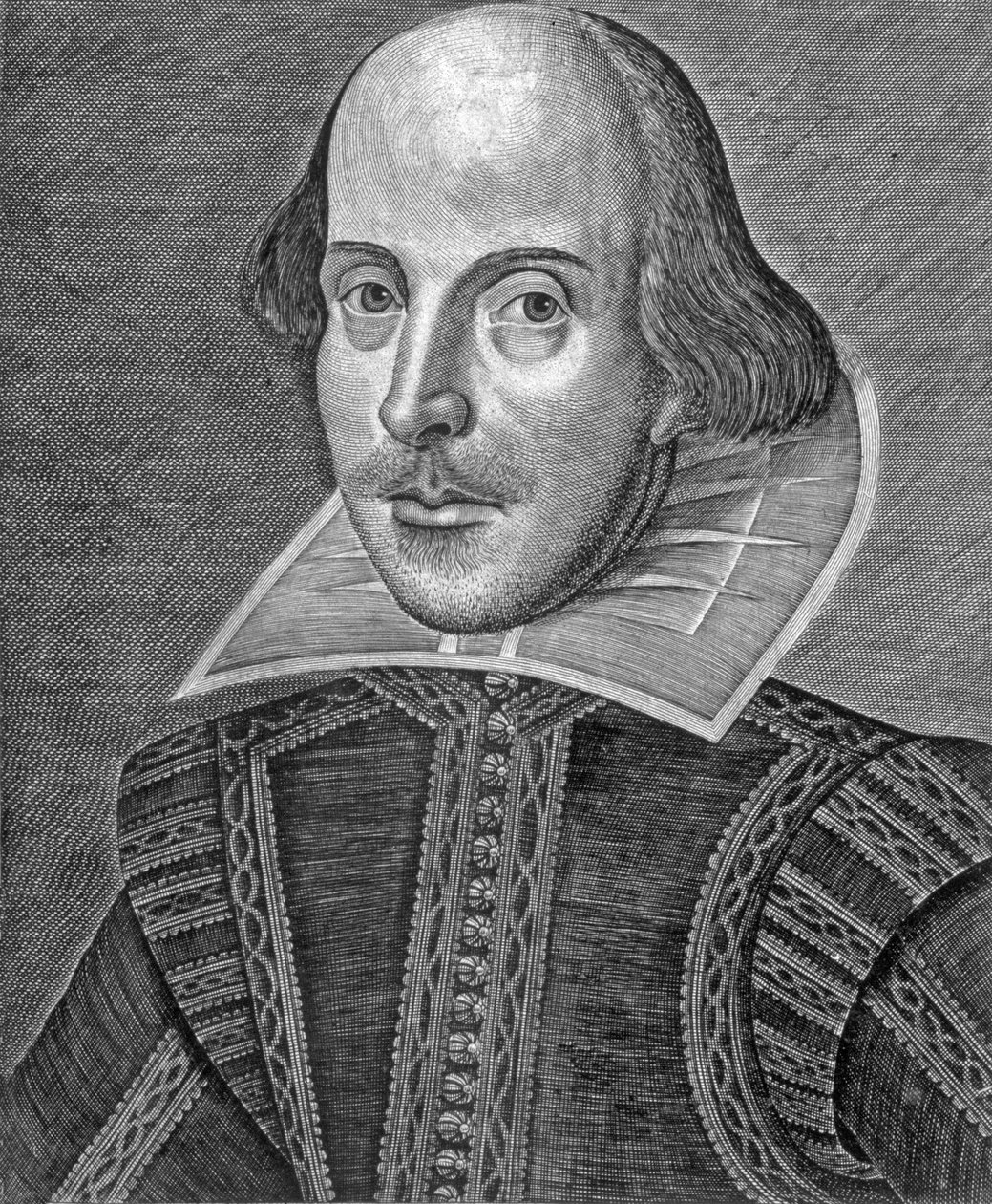 Portrait of Shakespeare by Martin Droeshout