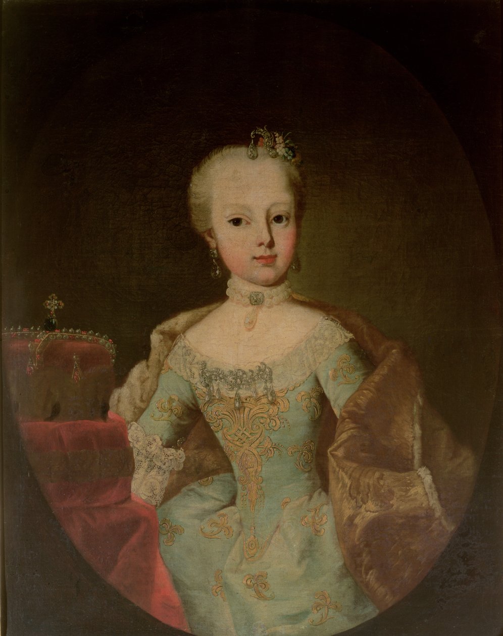 Archduchess Maria Josepha Habsburg-Lothringen, Twelfth Child of Empress Maria Theresa of Austria and Emperor Francis I by Martin II Mytens or Meytens