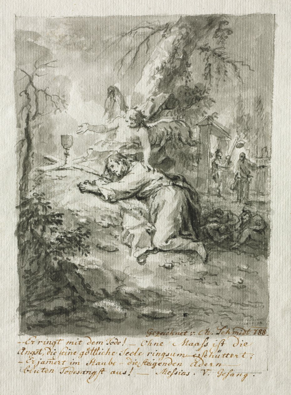 Christ on the Mount of Olives, The Flagellation, Christ Crowned with Thorns, The Crucifixion by Martin Johann Schmidt
