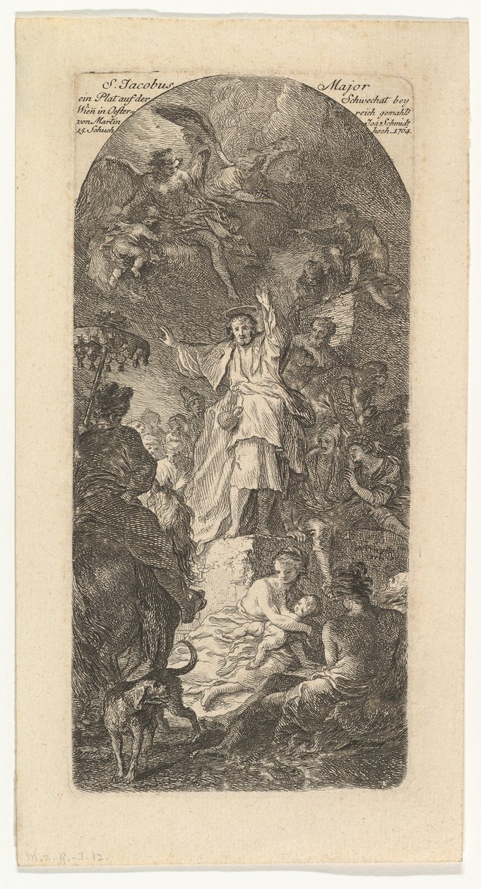 St. James the Greater Preaching by Martin Johann Schmidt
