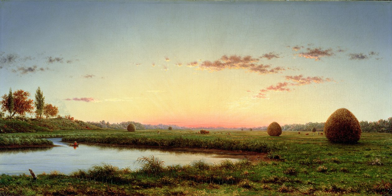 Haystacks on the Newburyport Marshes, 1862 by Martin Johnson Heade