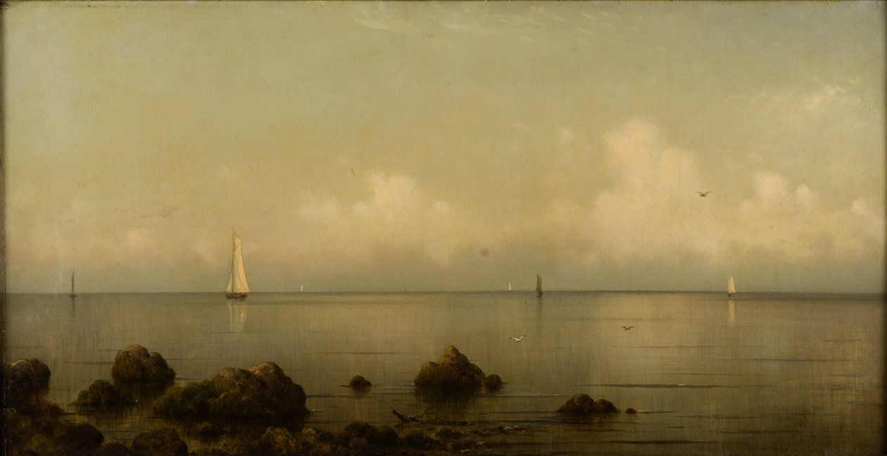 Thimble Island, CT, 1875-1876 by Martin Johnson Heade