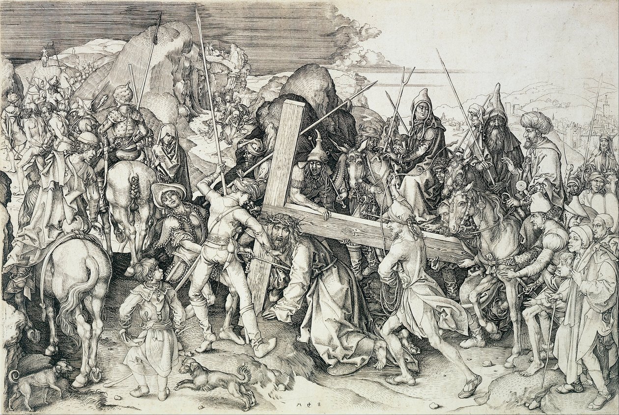 Christ Bearing His Cross by Martin Schongauer