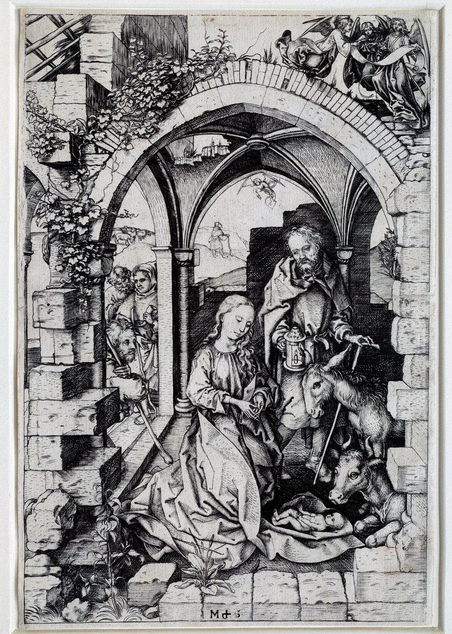Nativity by Martin Schongauer