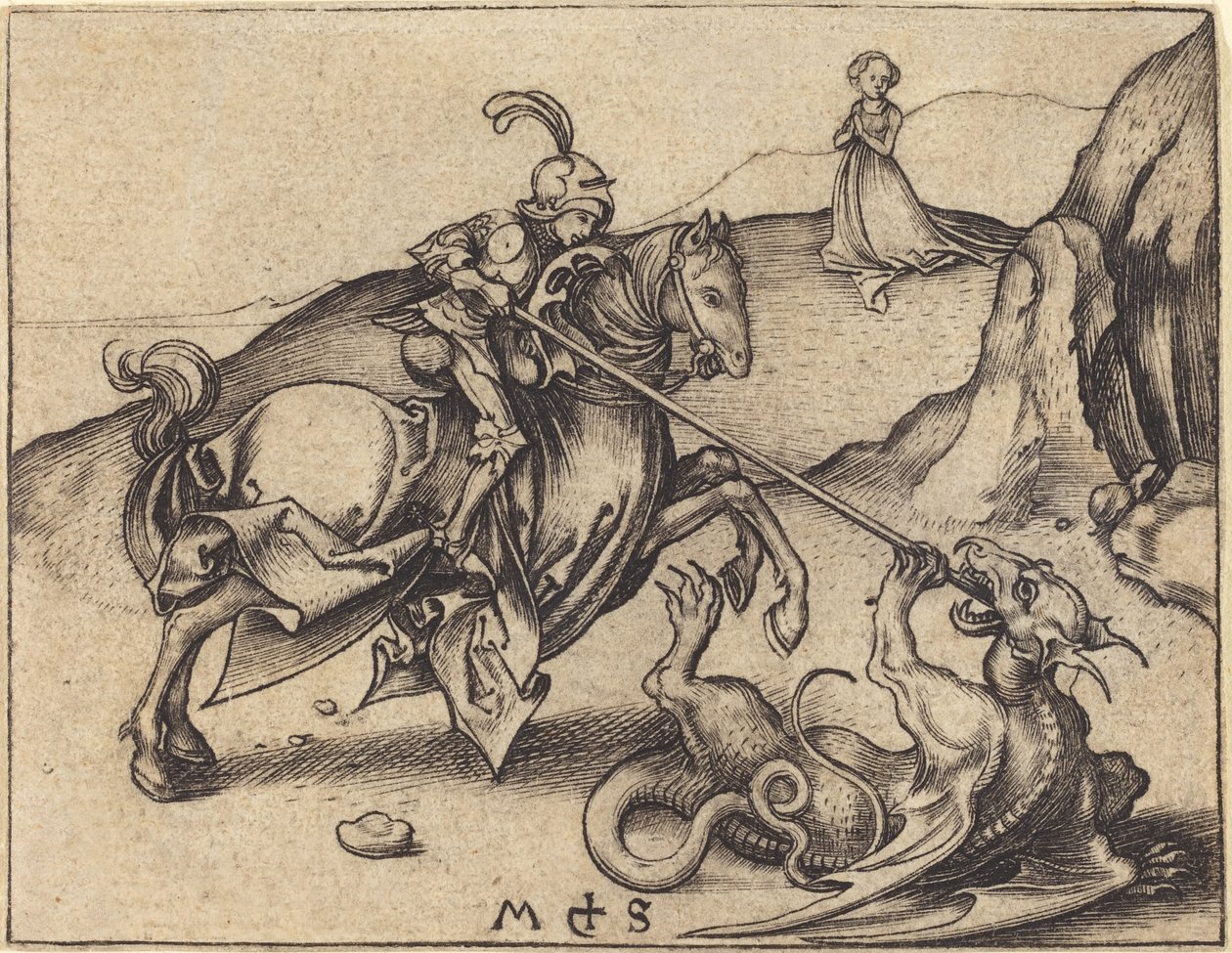 Saint George by Martin Schongauer