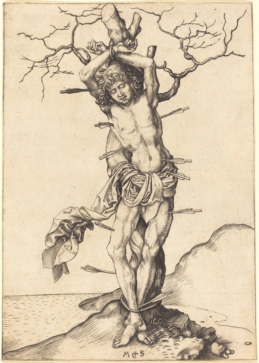 Saint Sebastian by Martin Schongauer
