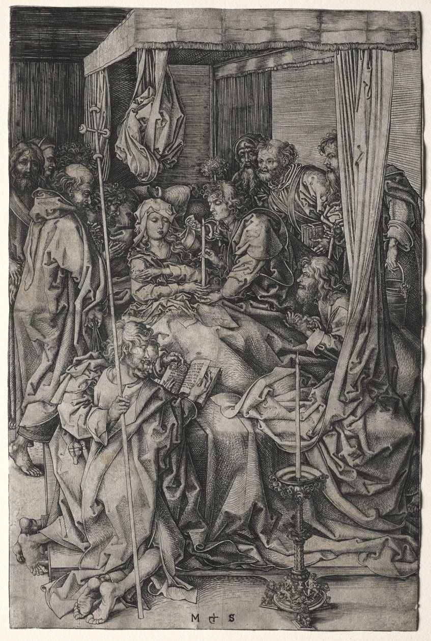 The Death of the Virgin by Martin Schongauer