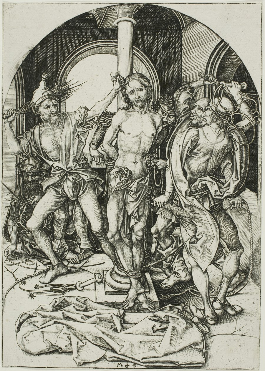 The Flagellation, from The Passion by Martin Schongauer