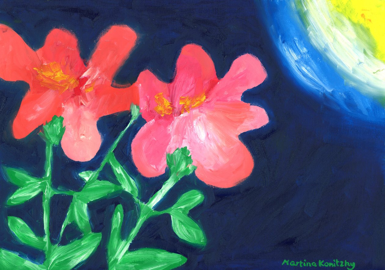 Wild Roses by Martina Konitzky