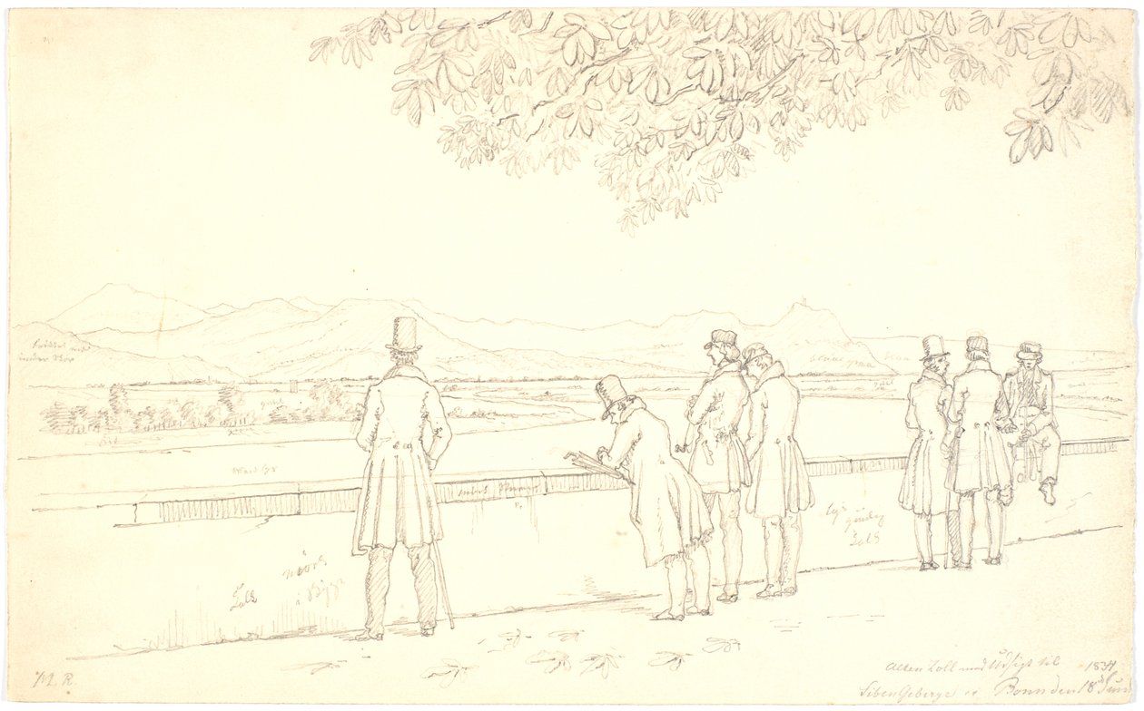 Old Toll with View to Seven Mountains by Martinus Rørbye