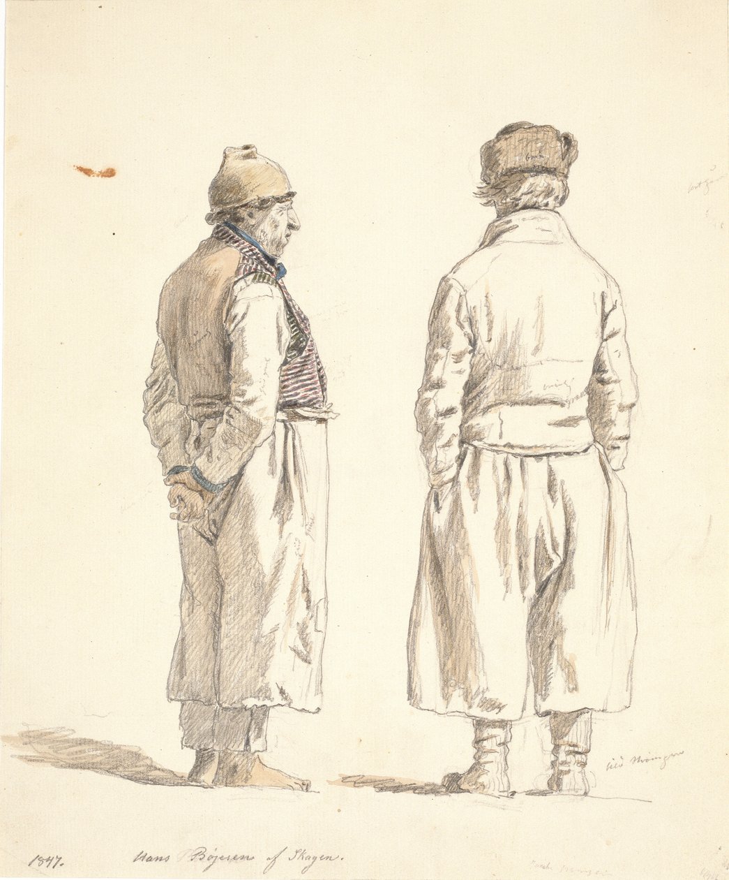 To the Fishermen of Skagen by Martinus Rørbye