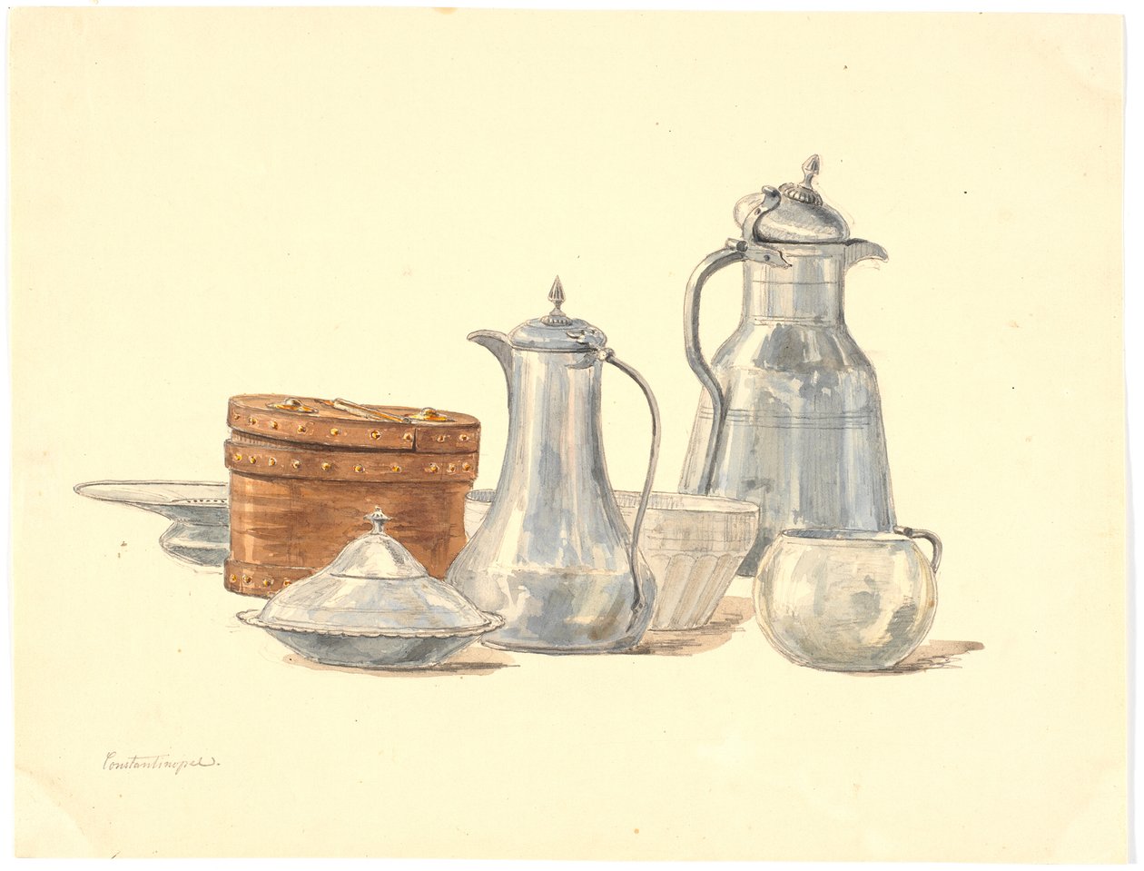 Turkish Jugs and Pitchers by Martinus Rørbye