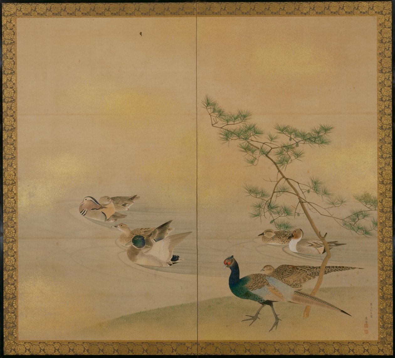 Waterfowl by Maruyama Okyo