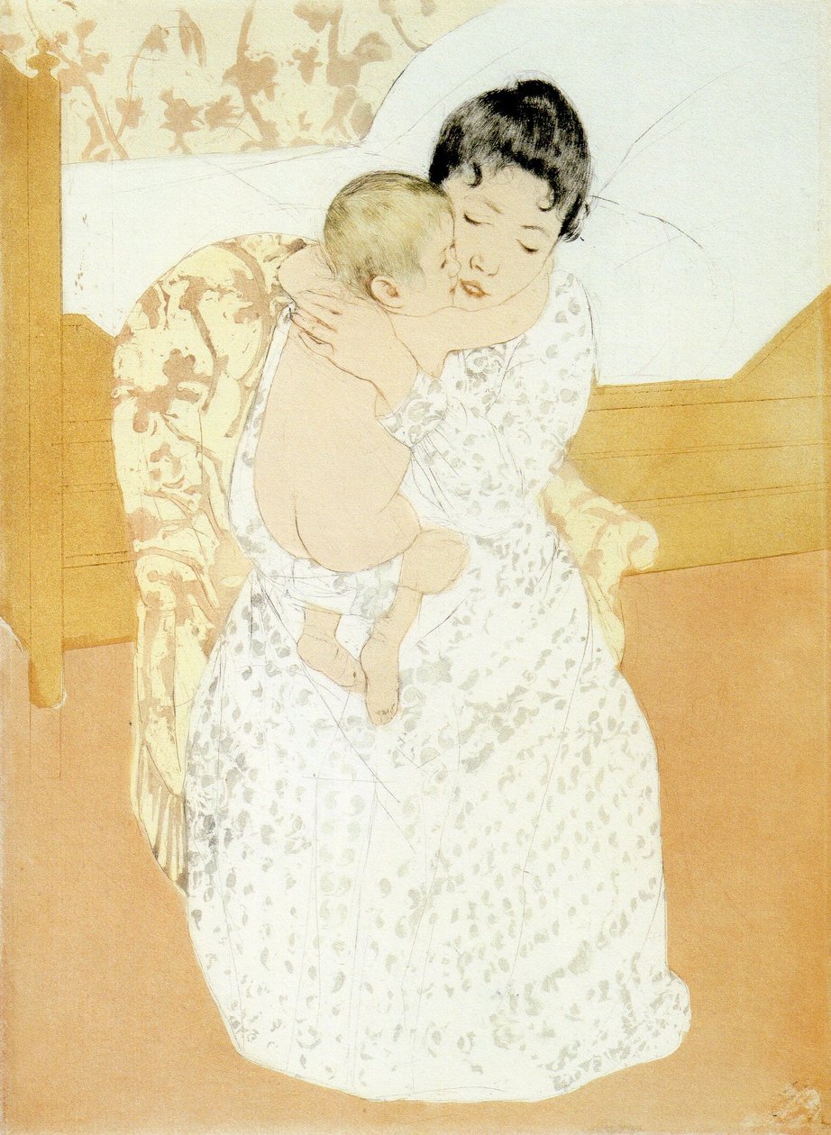 Mary Cassatt - The Coiffure by Mary Cassatt