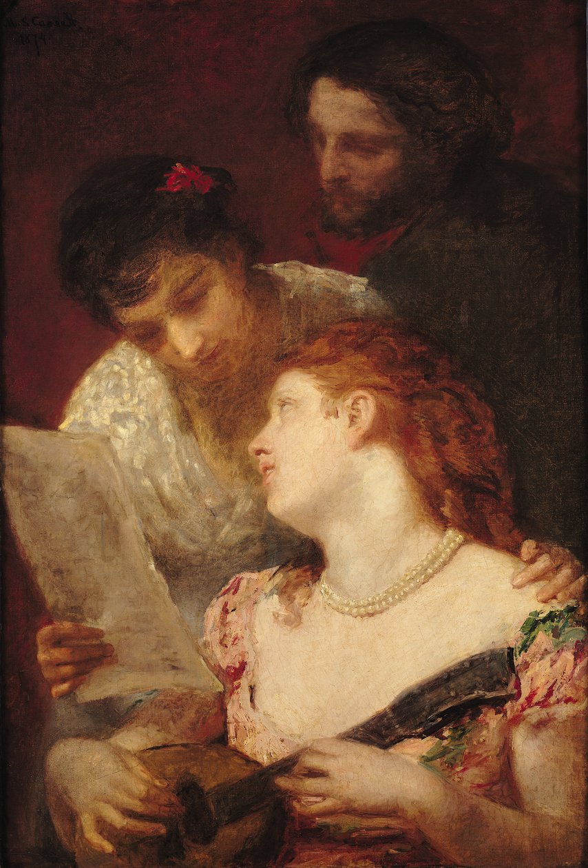 Musical Party, 1874 by Mary Cassatt