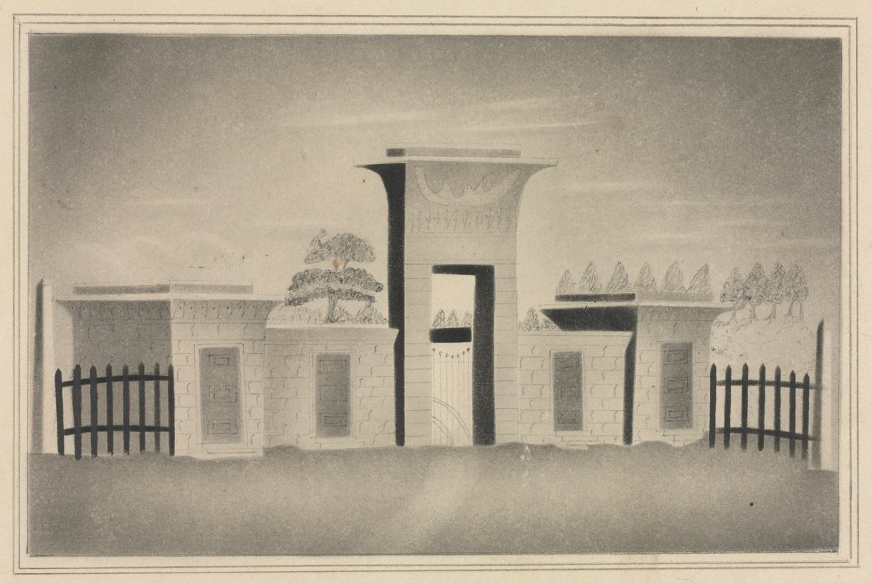 The Gateway of Mount Auburn, Near Boston by Mary Altha Nims