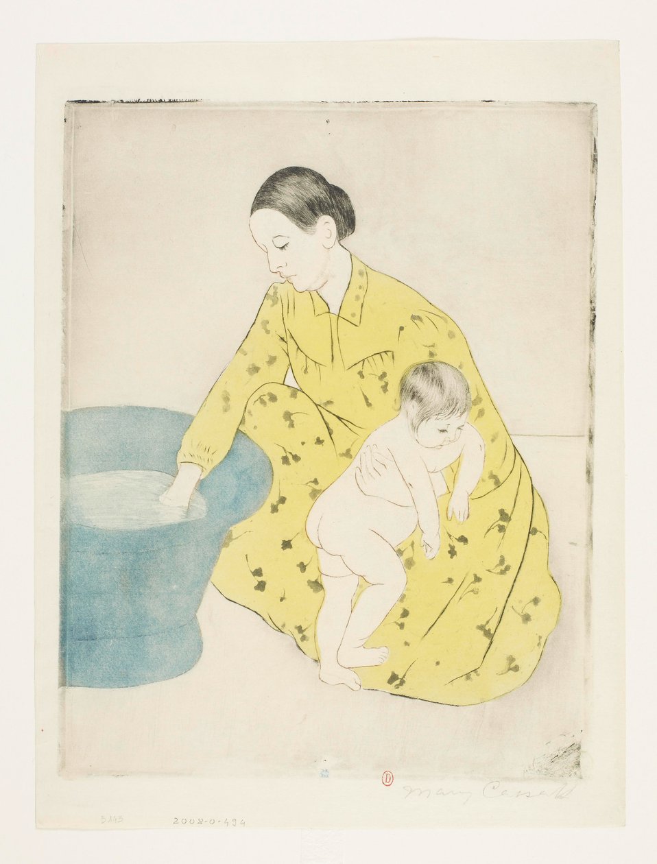 The Bath [impression b] by Mary Cassatt