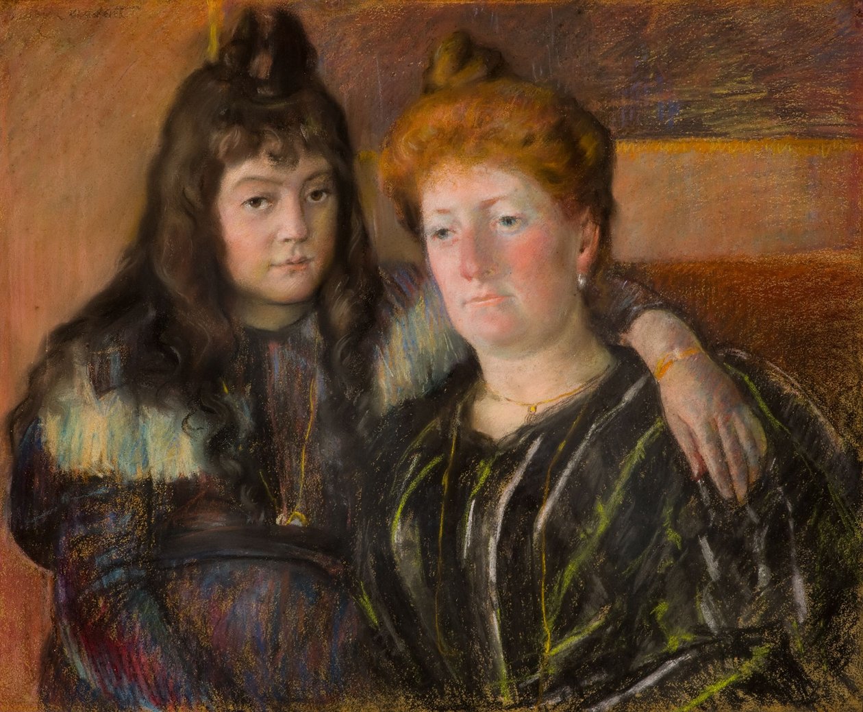 Madame Gaillard and Her Daughter Marie-Thérèse by Mary Cassatt