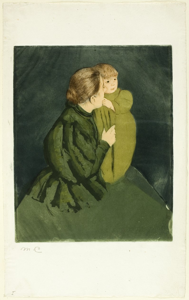 Peasant Mother and Child by Mary Cassatt