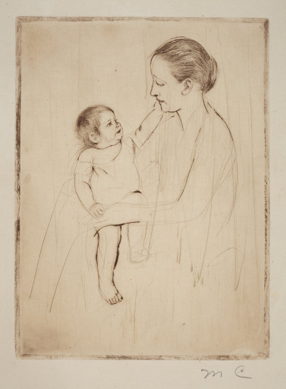 The Caress by Mary Cassatt
