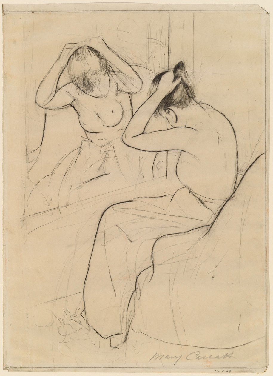 The Coiffure by Mary Cassatt