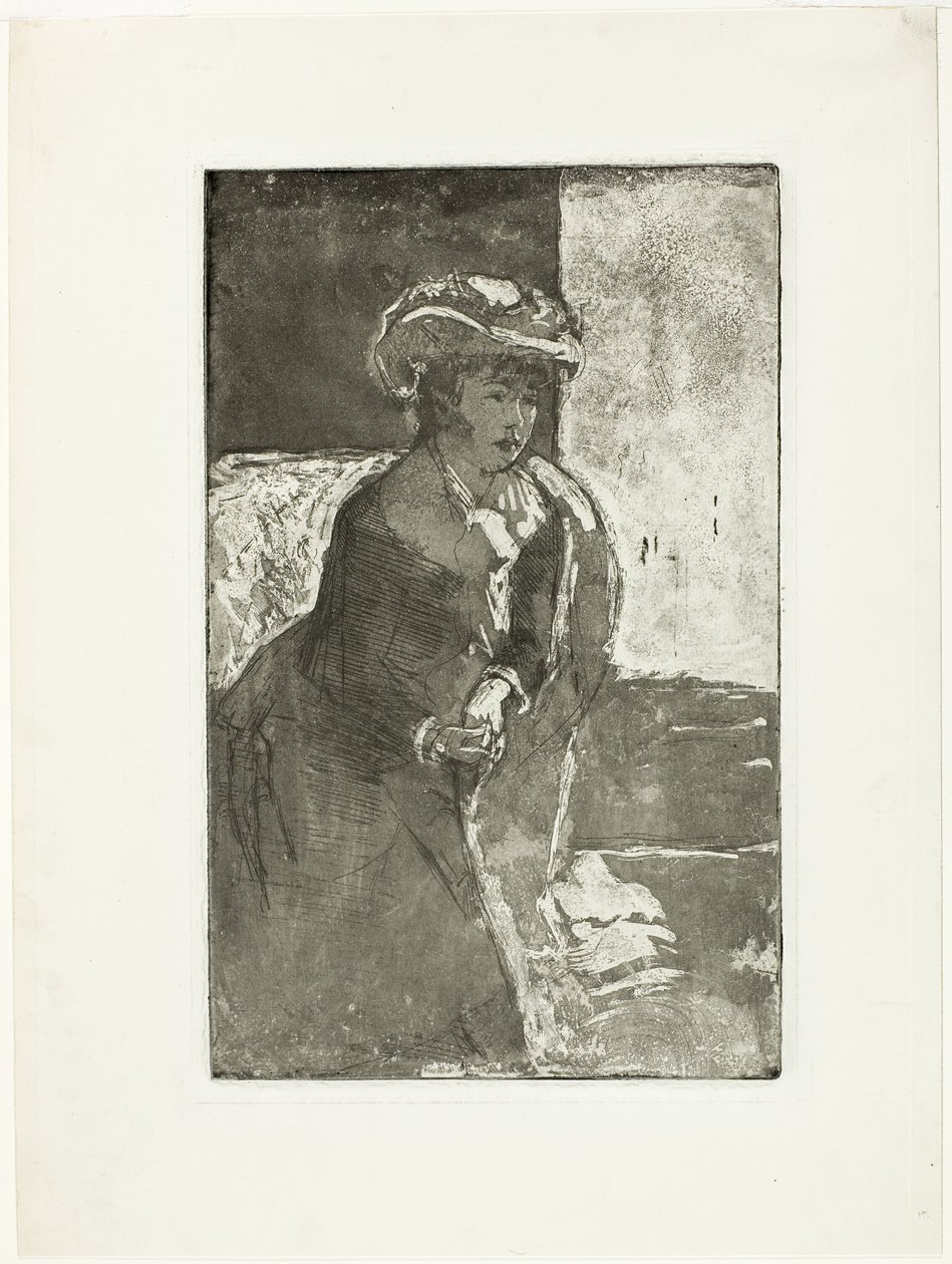 The Corner of the Sofa, No. 3 by Mary Cassatt
