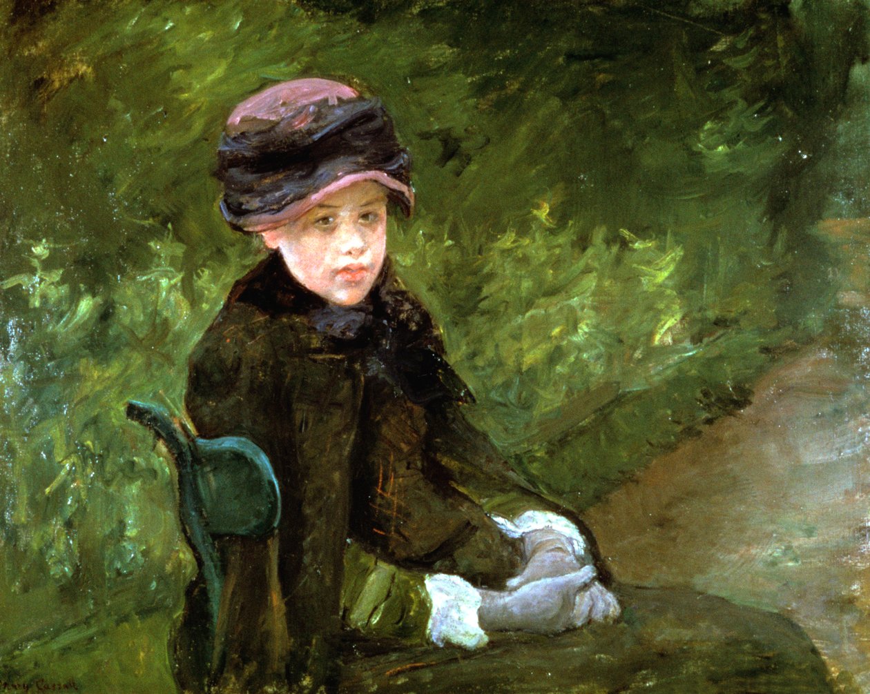 Young Lady in the Park, c. 1880 by Mary Cassatt