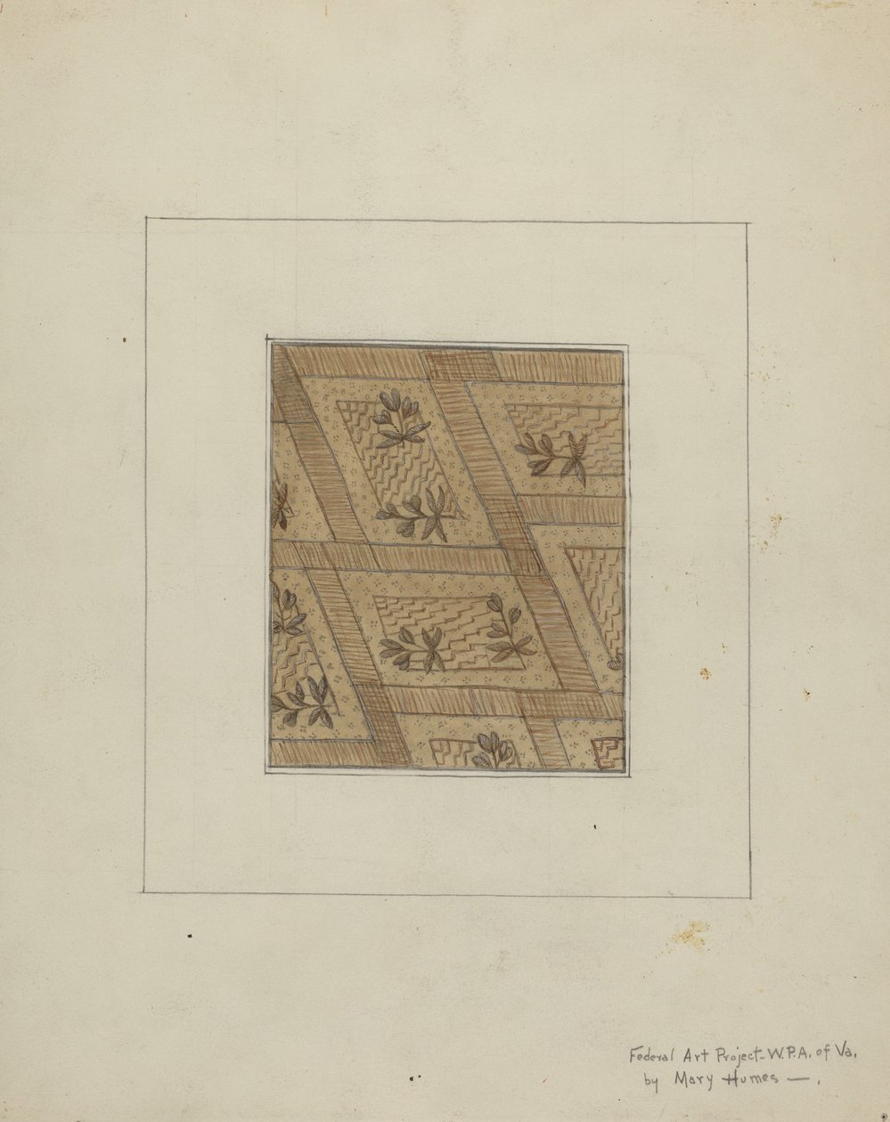 Material from Dress by Mary E Humes