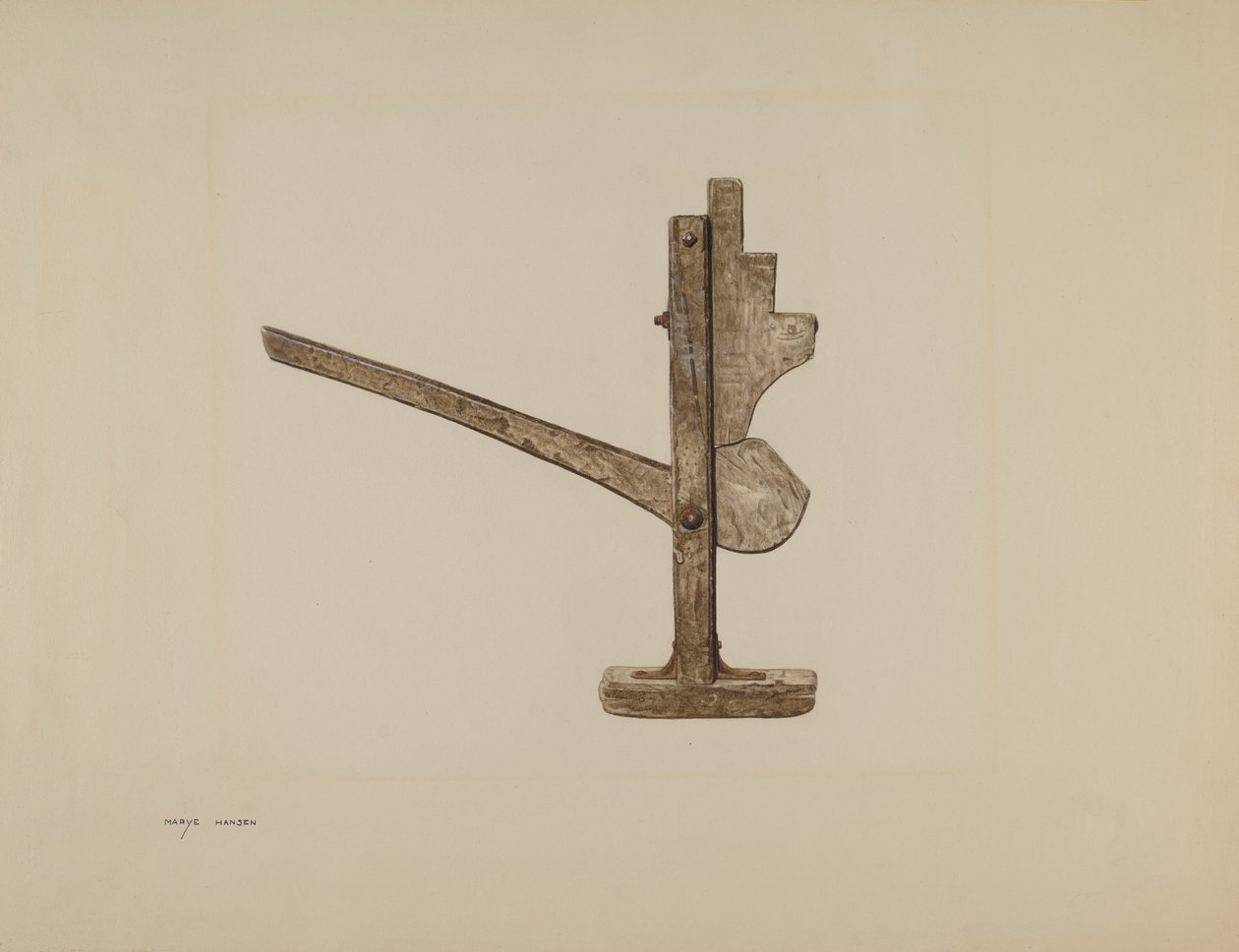 Wagon Jack, c. 1939 by Mary Hansen