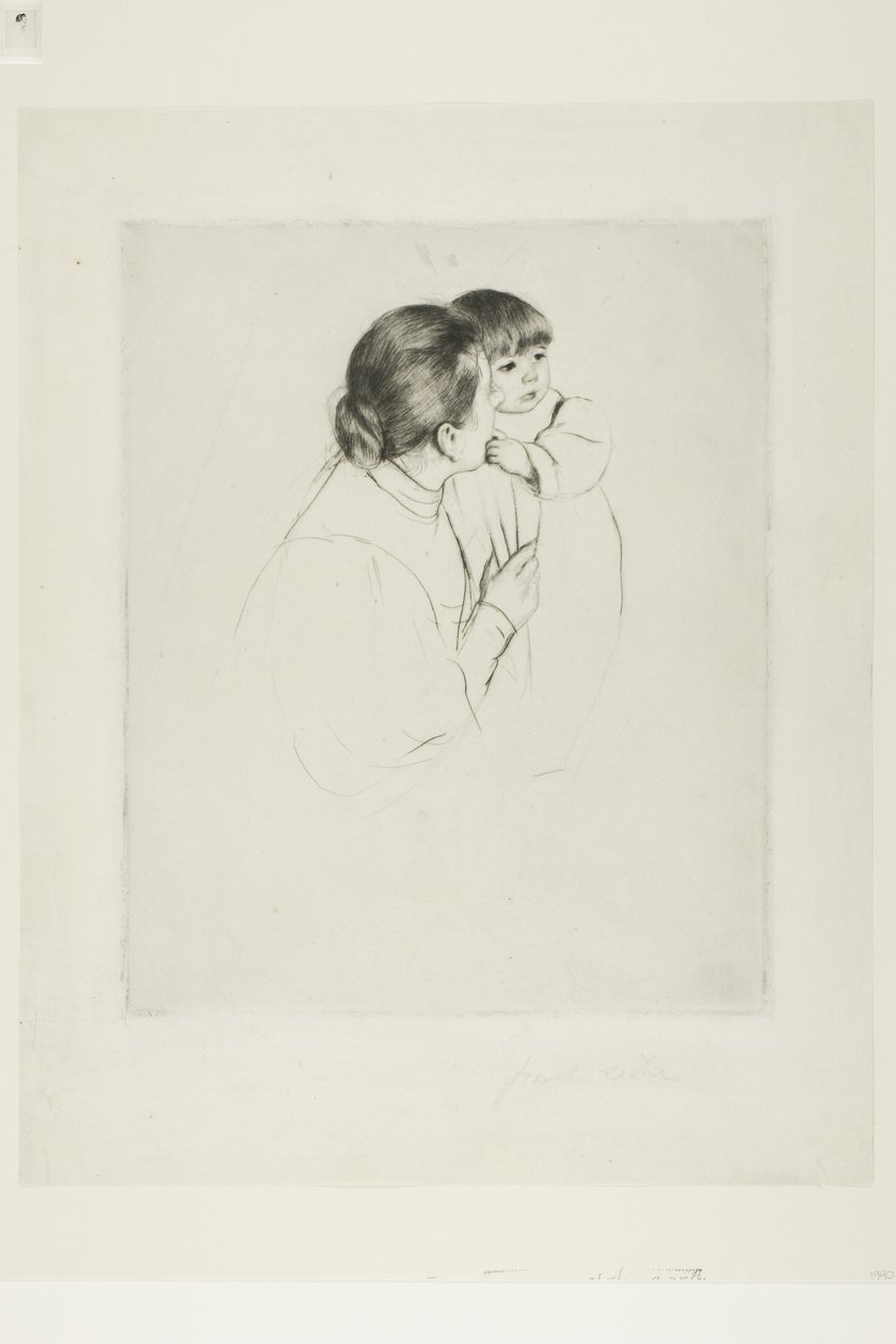 Peasant Mother and Child, c.1895 by Mary Stevenson Cassatt