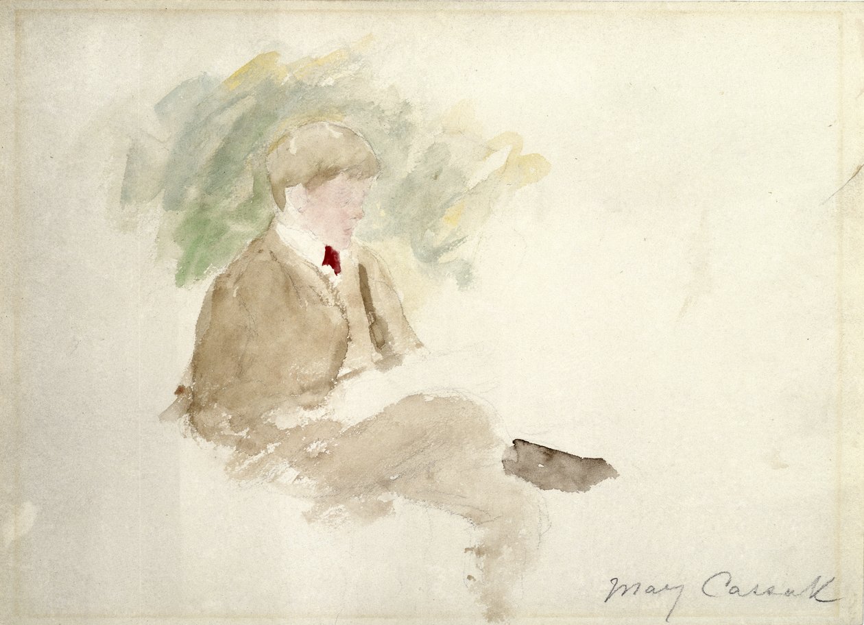Study of a Boy by Mary Stevenson Cassatt
