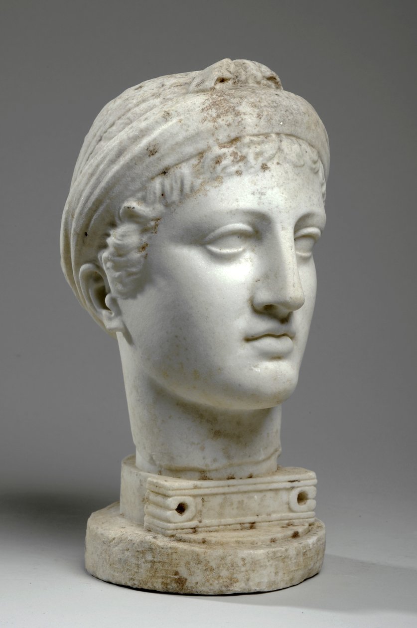 Bust of a Grecian Woman (detail) by Mary Thornycroft