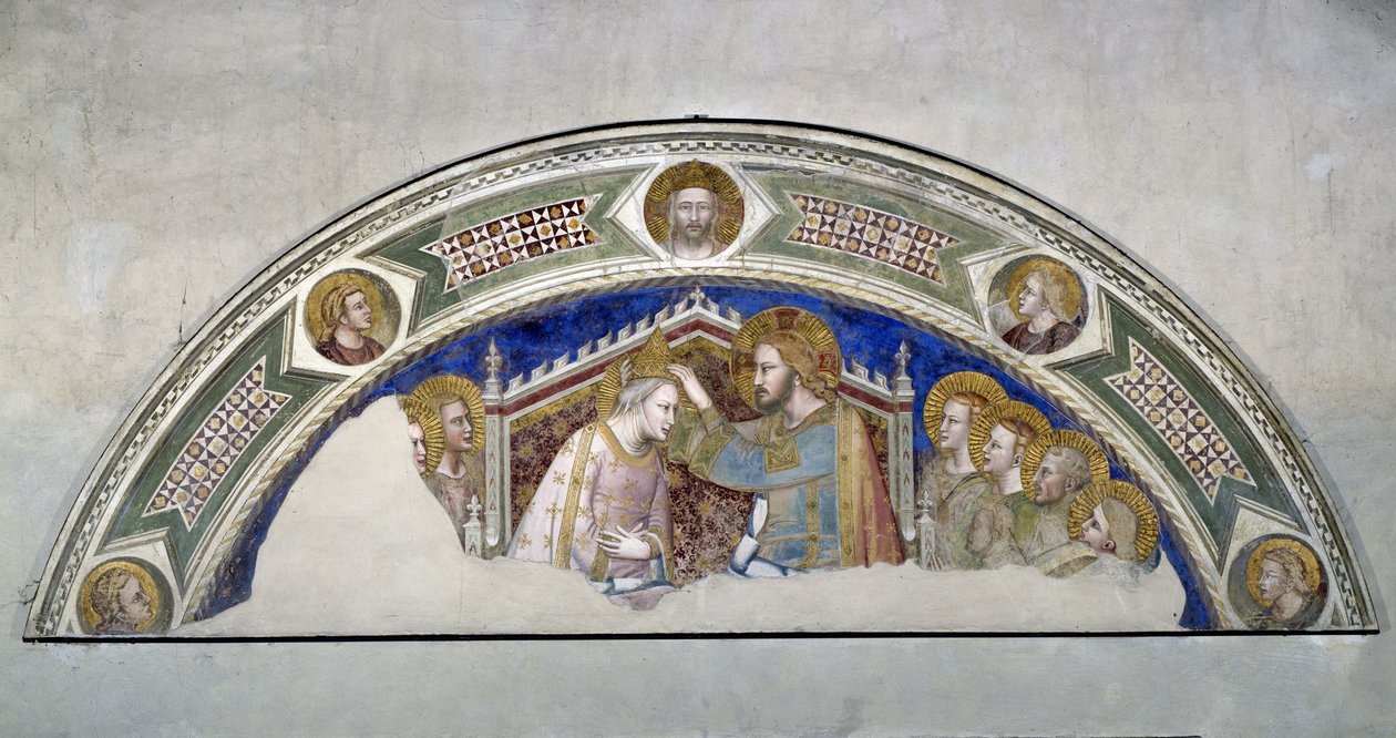 Coronation of the Virgin by Maso di Banco